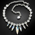 Kaklo papuošalas "Atlantis (Aurore Boreale)" su Swarovski™ kristalais